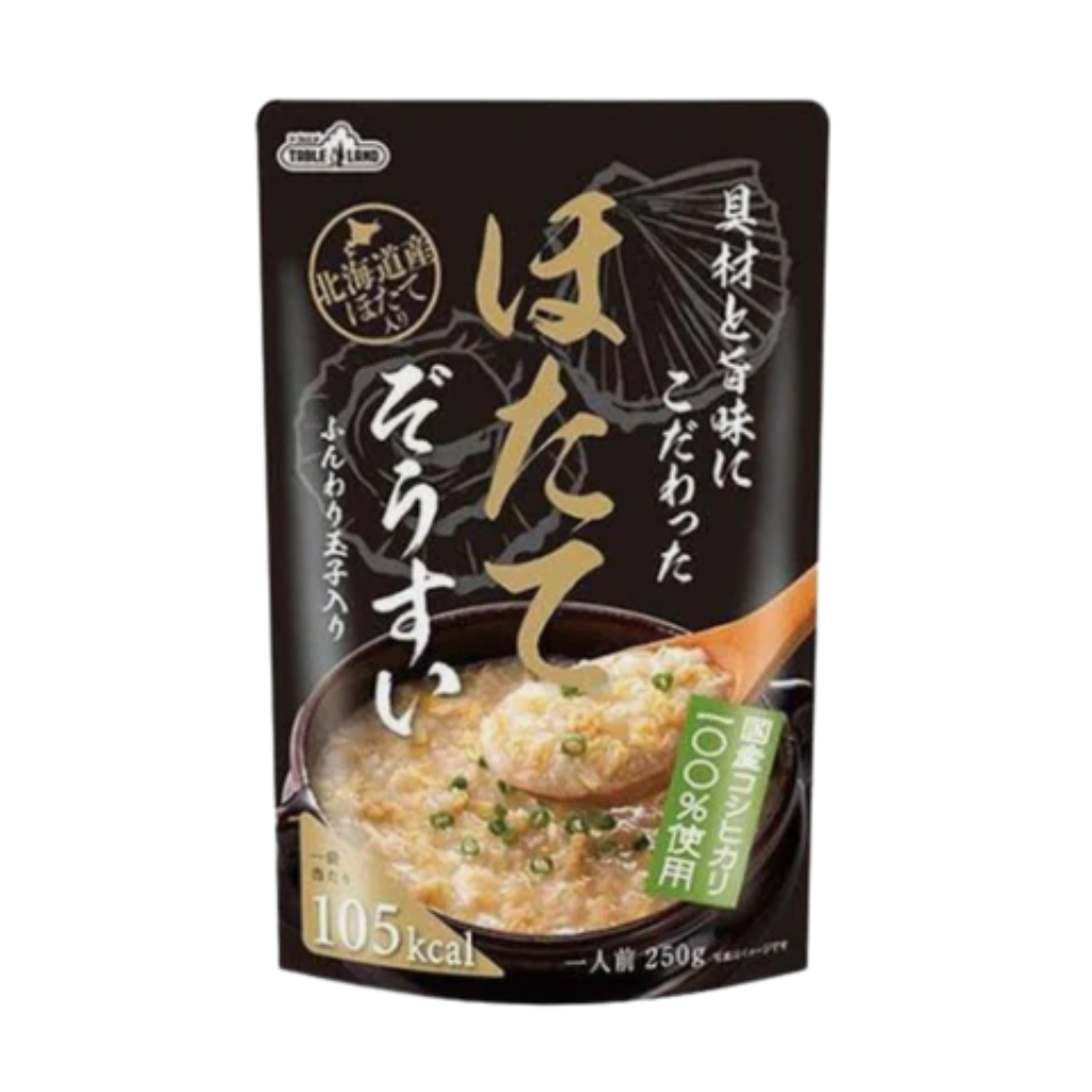 100% Japanese Koshihikari Rice Seafood Porridge Bundle (2 Salmon and 2 Scallops)