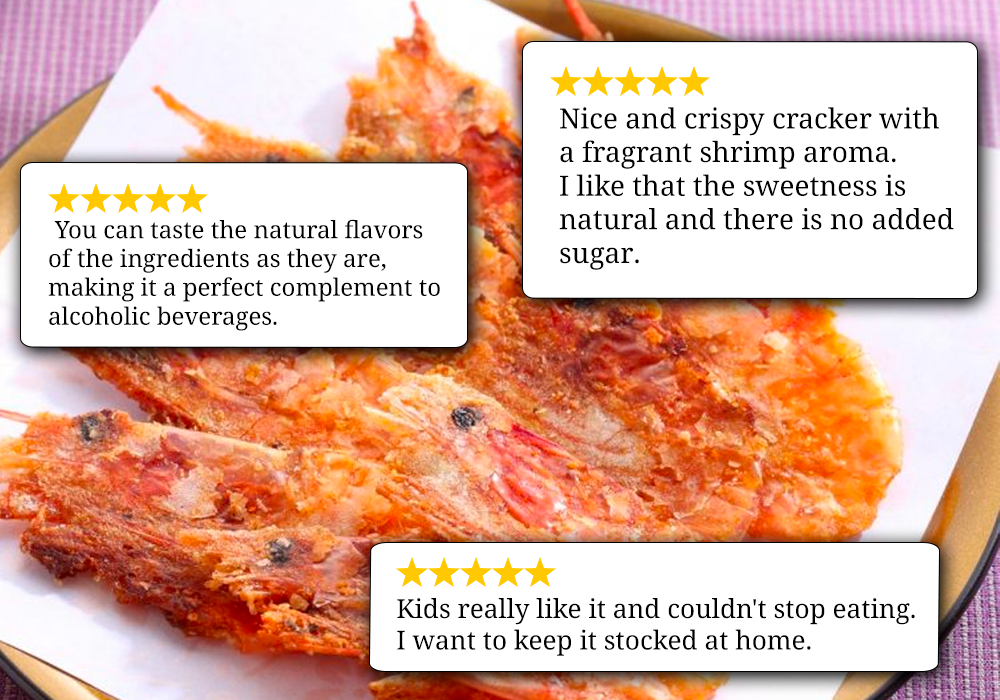 Amaebi Karaage Senbei - Fried Sweet Shrimp Cracker (45g)