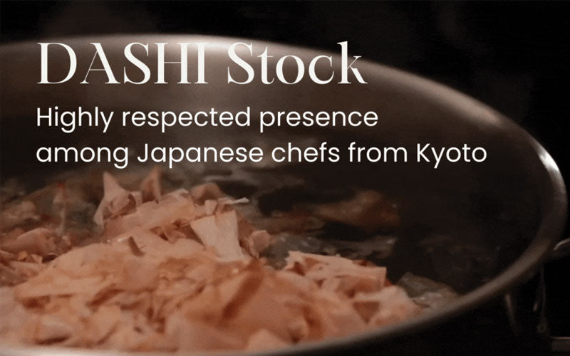Dashi stock, renowned by Kyoto’s Kappo chefs