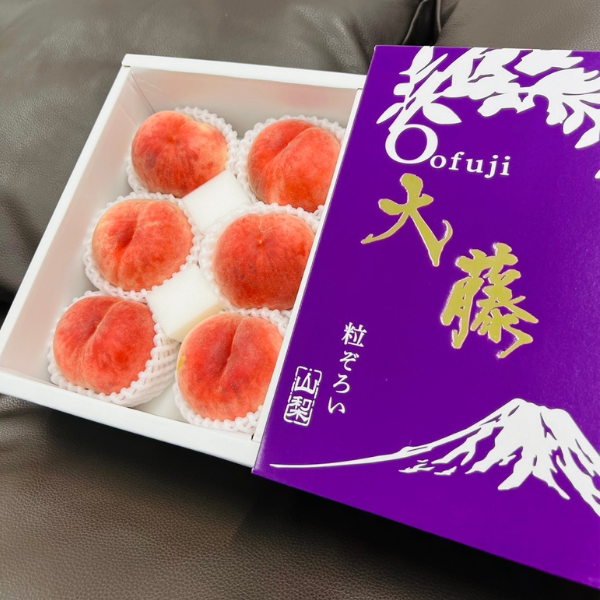 [Pre-Order] Oofuji Peaches 大藤の桃 / 1.5kg, 5-6pcs