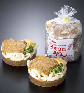 Kitsune Sanuki Handmade (手延べ) Whole Frozen Udon (2pcs/pack)