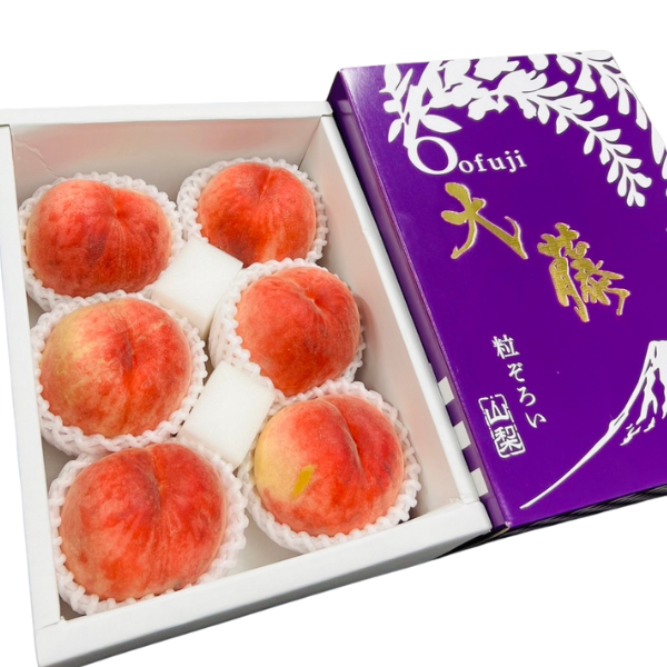 [Pre-Order] Oofuji Peaches 大藤の桃 / 1.5kg, 5-6pcs