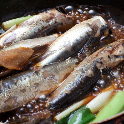 Savory Soy Sauce Simmered Japanese Sardine