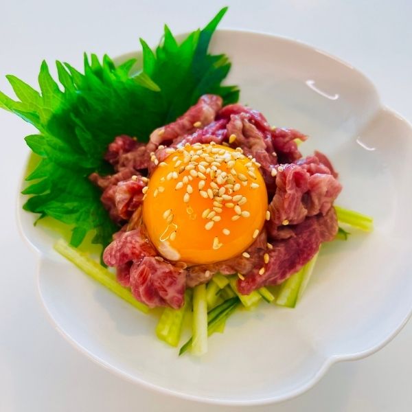 WAGYU-X | MIYAZAKI A5 プレミアムユッケ: Premium Yukhoe (100g)