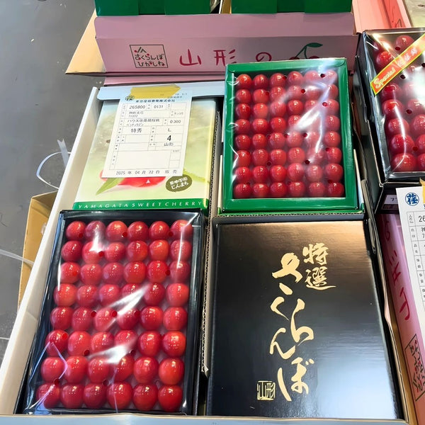[Pre-Order] Premium Japanese Cherries - 特選さくらんぼ / Single layer-300g, Double layer-500g