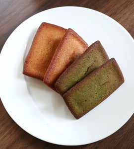 SWEETS-X | Premium Crafted Financier (30% lower in sugar) x 5 pieces (Matcha x 3 & Original x 2)