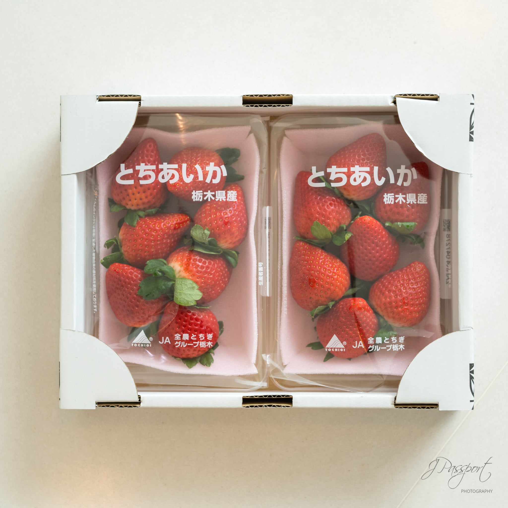 [Air Express] Japanese Strawberry “Tochiaika” — 6–9 pcs (250g × 2 packs)
