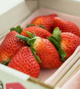 [Air Express] Japanese Strawberry “Tochiaika” — 6–9 pcs (250g × 2 packs)