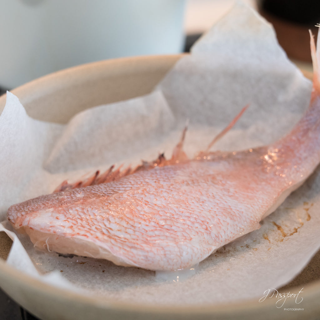 Japanese Akauo Kasuzuke (Marinated in Sake Lees)