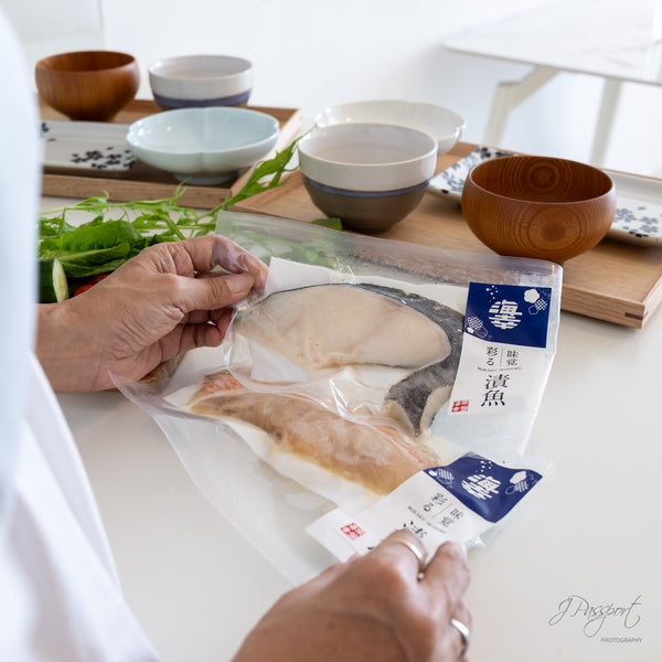 Traditional Japanese Kasuzuke — Gindara & Menuke