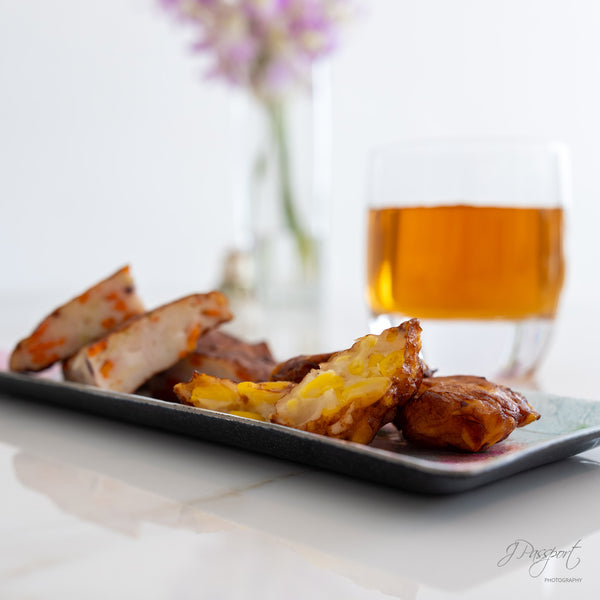 Corn Chigiri-age — Sweet & Savory Hand-Torn Fish Cakes