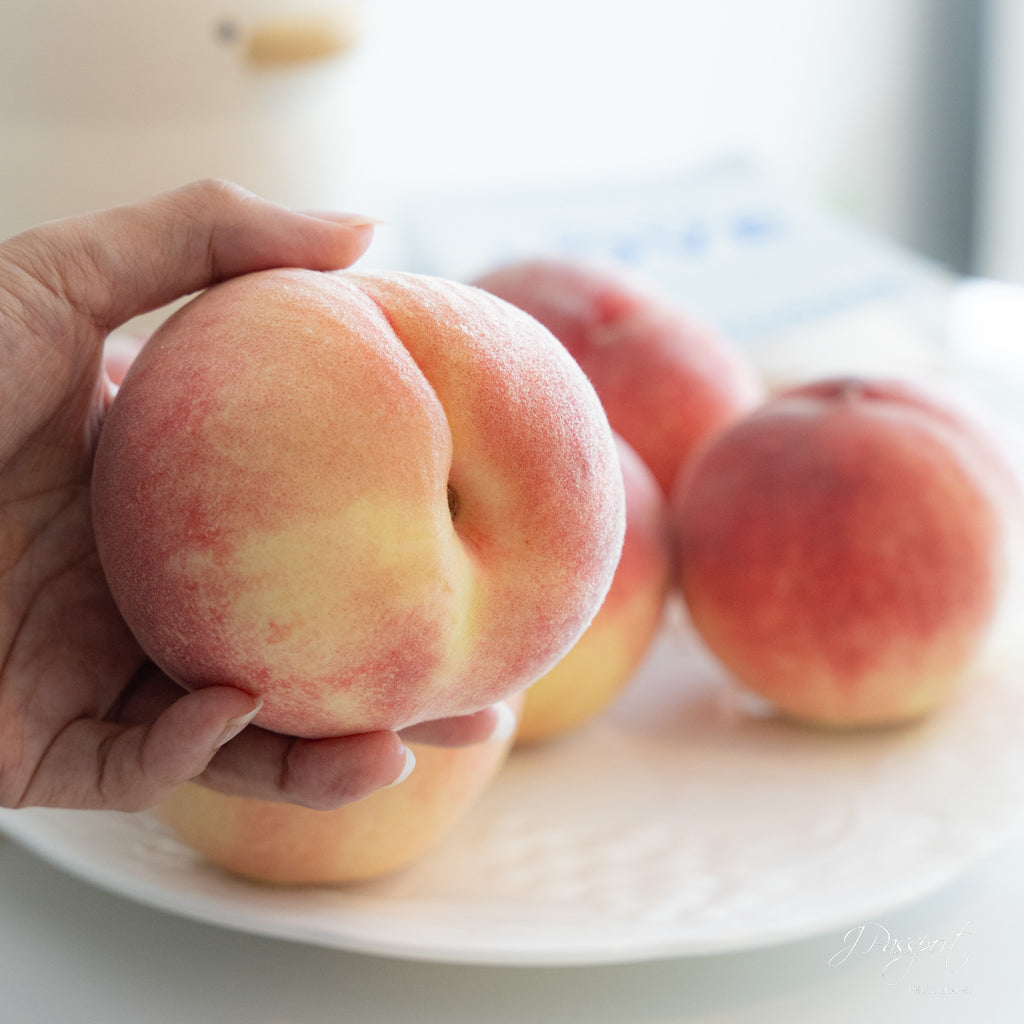 [Air Express] Yamanashi Goshō Pink Peaches ±1.5kg (5–7 pcs/box)