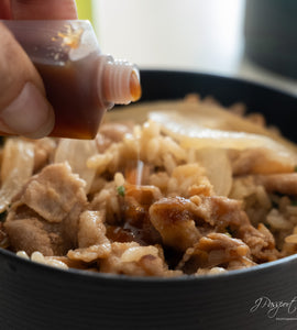 PORK SHOGAYAKI DONABE RICE