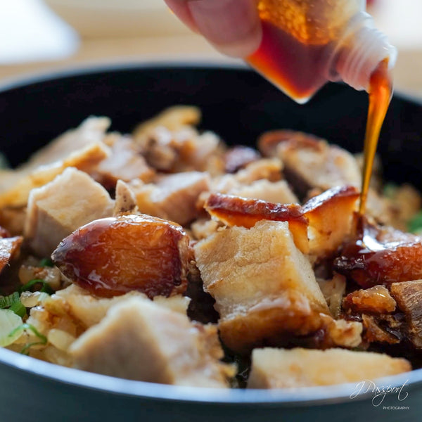 PORK CHASHU & FRIED GARLIC DONABE RICE