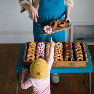 Mommy's Homemade Old-Fashioned Doughnuts