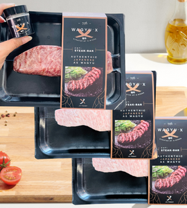 WAGYU-X | x3 STEAK-BAR 和牛ステーキバー (200g) -MIYAZAKI ＋ Chef’s Special STEAK SALT