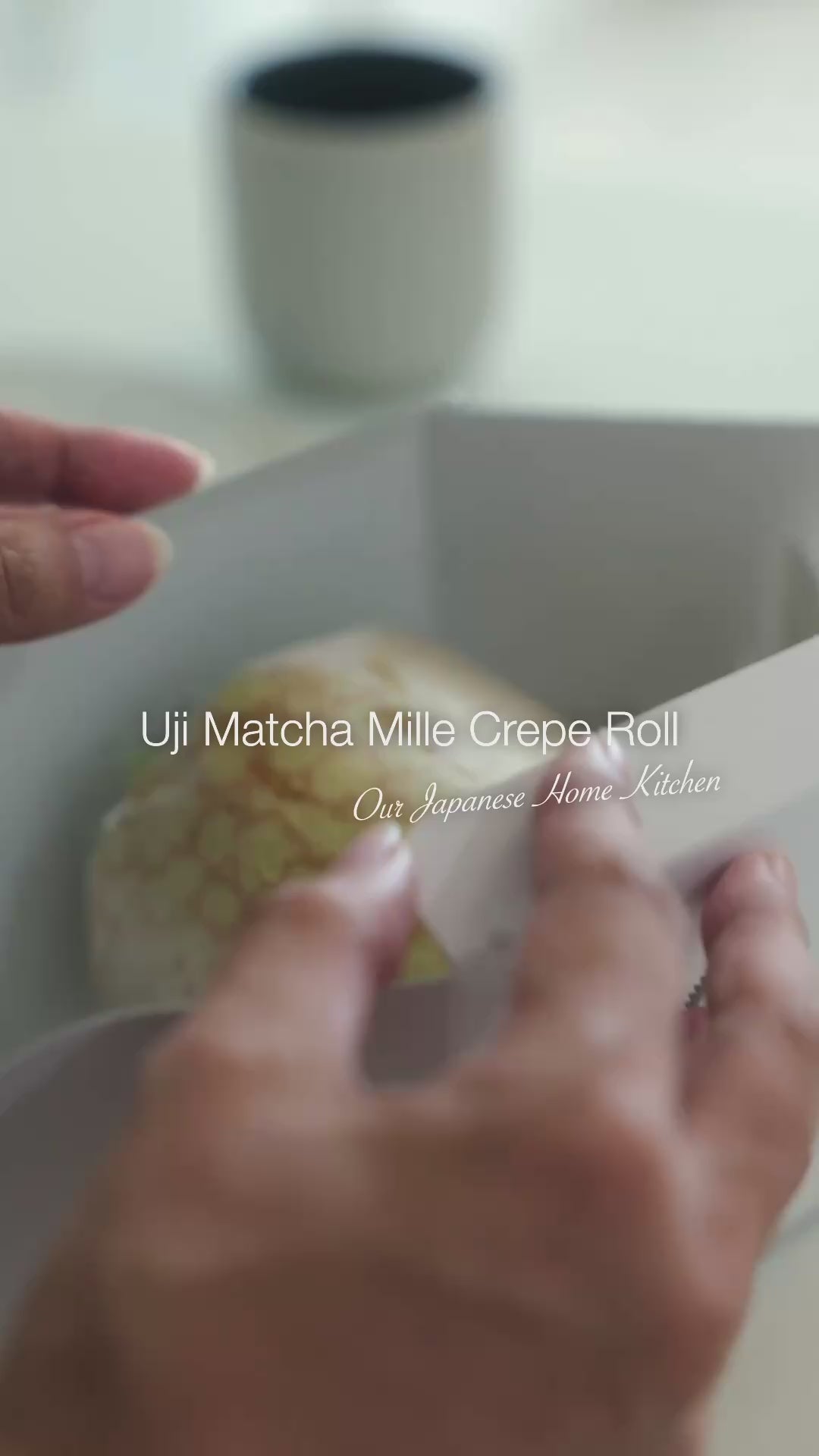 Uji Matcha Mille Crepe Roll