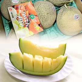 [Pre-Order] Hokkaido Green Melon - RAIDEN 青肉らいでんメロン / 1.3-2kg, 1 piece