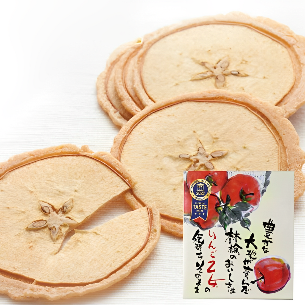 Crispy Whole Sliced Apple Cracker from Nagano (16pcs)